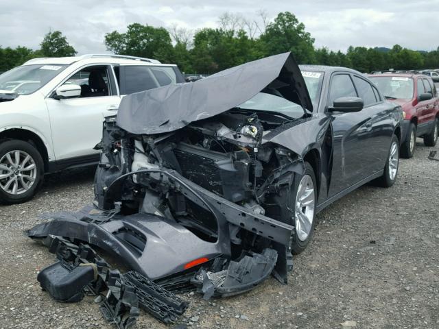 2C3CDXHG2FH846831 - 2015 DODGE CHARGER SX GRAY photo 2