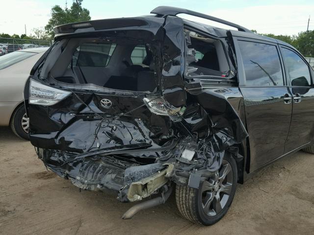 5TDXK3DC7FS635737 - 2015 TOYOTA SIENNA SPO BLACK photo 9