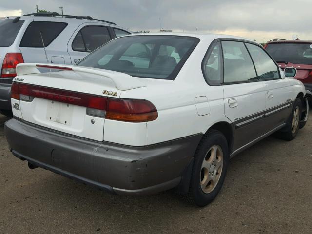 4S3BD6851X7243284 - 1999 SUBARU LEGACY 30T WHITE photo 4