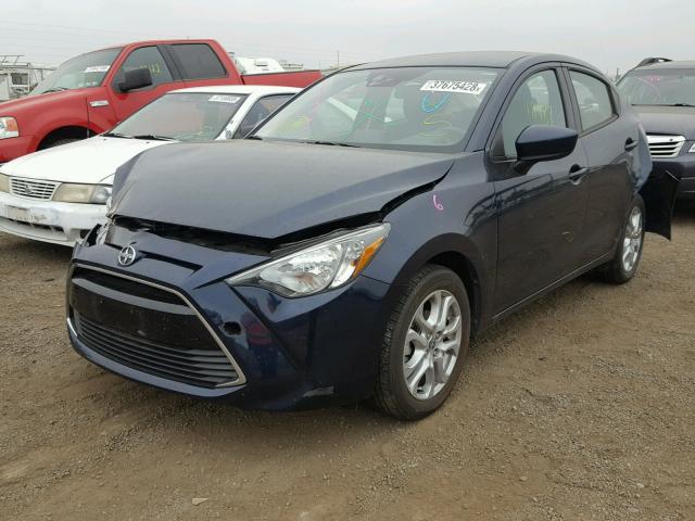 3MYDLBZV1GY124296 - 2016 TOYOTA SCION IA BLUE photo 2