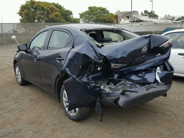 3MYDLBZV1GY124296 - 2016 TOYOTA SCION IA BLUE photo 3