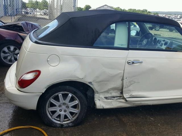 3C3HY55EX6T314610 - 2006 CHRYSLER PT CRUISER WHITE photo 9