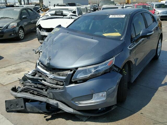 1G1RF6E45DU149032 - 2013 CHEVROLET VOLT GRAY photo 2