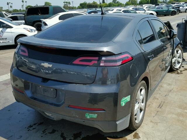 1G1RF6E45DU149032 - 2013 CHEVROLET VOLT GRAY photo 4