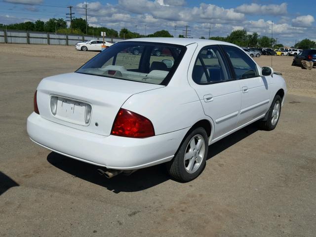 3N1AB51A54L740139 - 2004 NISSAN SENTRA 2.5 WHITE photo 4