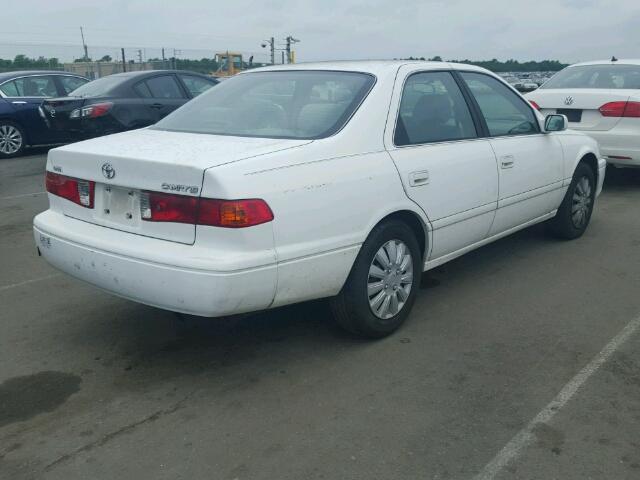 4T1BG22K91U819562 - 2001 TOYOTA CAMRY CE WHITE photo 4