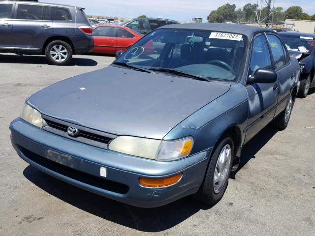 1NXAE09B1SZ239266 - 1995 TOYOTA COROLLA LE GREEN photo 2