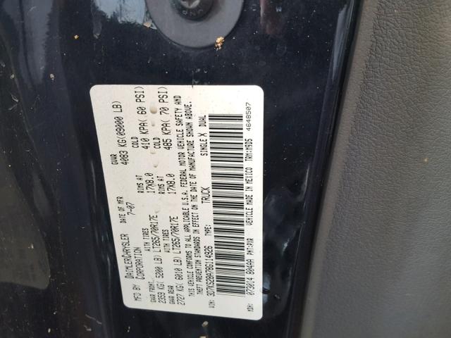 3D7KS28A78G114926 - 2008 DODGE RAM 2500 S BLUE photo 10