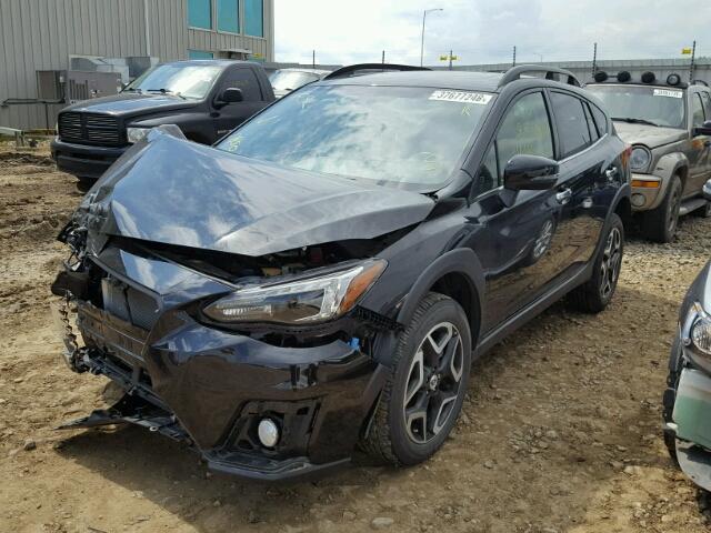 JF2GTAMC4JH204479 - 2018 SUBARU CROSSTREK BLACK photo 2