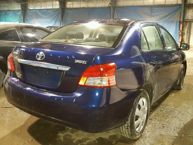 JTDBT923571103429 - 2007 TOYOTA YARIS BLUE photo 4