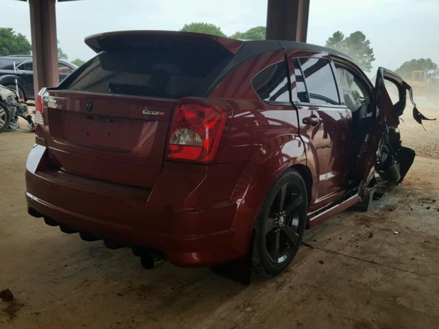 1B3HB68F98D664411 - 2008 DODGE CALIBER SR RED photo 4