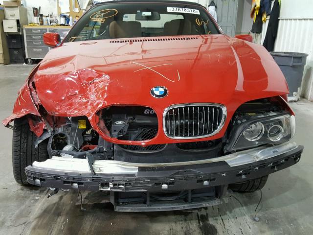 WBABW33456PX83756 - 2006 BMW 325 CI RED photo 9