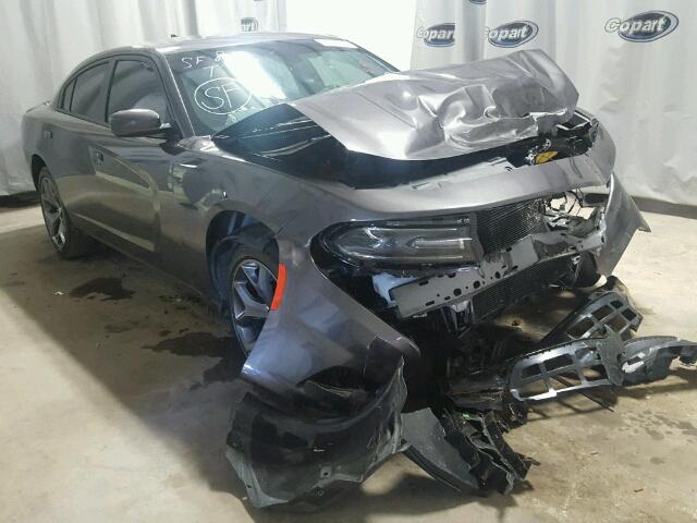 2C3CDXHG8GH197098 - 2016 DODGE CHARGER GRAY photo 1