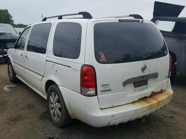 5GADV33147D185036 - 2007 BUICK TERRAZA CX WHITE photo 3