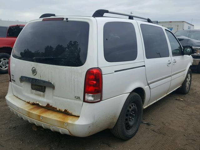 5GADV33147D185036 - 2007 BUICK TERRAZA CX WHITE photo 4