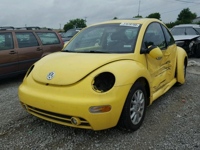 3VWCK31C55M413552 - 2005 VOLKSWAGEN NEW BEETLE 黄色 照片 2