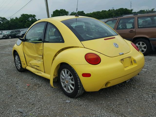 3VWCK31C55M413552 - 2005 VOLKSWAGEN NEW BEETLE 黄色 照片 3