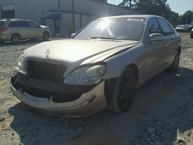 WDBNG70J55A451508 - 2005 MERCEDES-BENZ S 430 GOLD photo 2