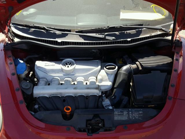 3VWRG31Y27M410098 - 2007 VOLKSWAGEN NEW BEETLE 红色 照片 7