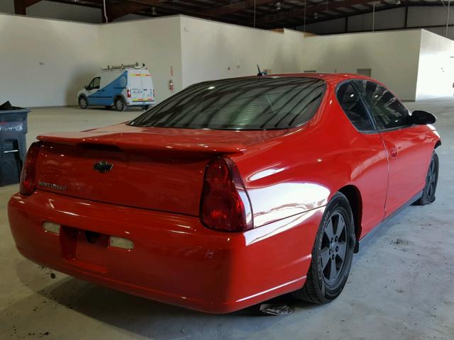 2G1WM15K469271276 - 2006 CHEVROLET MONTE CARL წითელი ფოტო 4