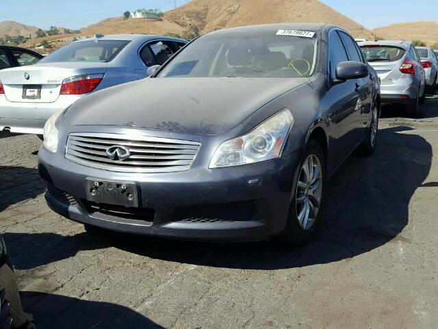 JNKBV61F18M280028 - 2008 INFINITI G35 GRAY photo 2