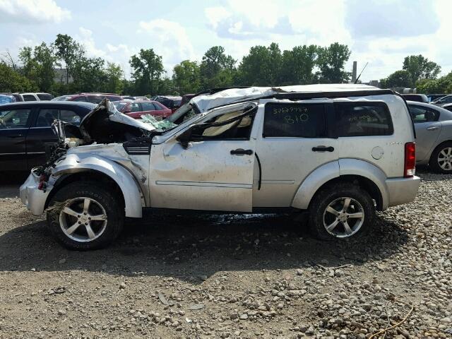 1D4PU4GK3BW522903 - 2011 DODGE NITRO HEAT SILVER photo 9