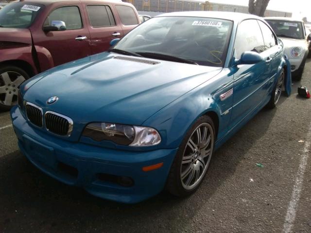 WBSBL93444PN55316 - 2004 BMW M3 BLUE photo 2