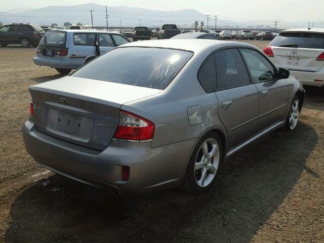 4S3BL616887202254 - 2008 SUBARU LEGACY 2.5 SILVER photo 4