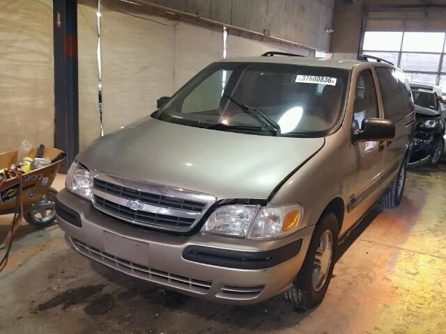 1GNDX03E01D291590 - 2001 CHEVROLET VENTURE GOLD photo 2