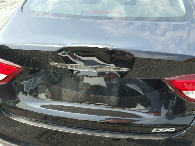 1C3CCCAB3FN629905 - 2015 CHRYSLER 200 LIMITE BLACK photo 9