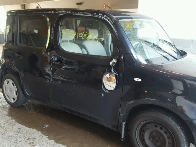 JN8AZ2KR4BT214352 - 2011 NISSAN CUBE BASE BLACK photo 9