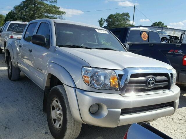 5TEKU72N46Z187279 - 2006 TOYOTA TACOMA DOU SILVER photo 1