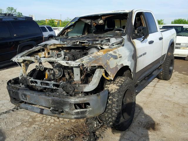 1D7RV1GTXBS577419 - 2011 DODGE RAM 1500 WHITE photo 2