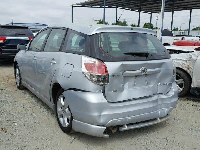 2T1KR32E27C680640 - 2007 TOYOTA COROLLA MA SILVER photo 3