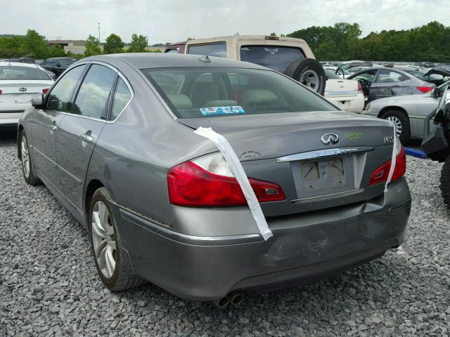 JNKCY01E99M801191 - 2009 INFINITI M35 BASE GRAY photo 3