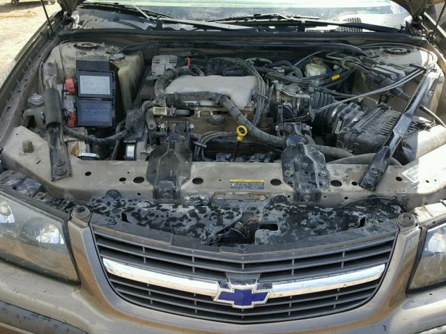 2G1WF52E839223808 - 2003 CHEVROLET IMPALA BROWN photo 7