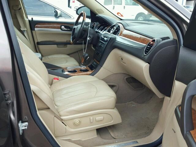 5GAER23708J304033 - 2008 BUICK ENCLAVE CX BROWN photo 5