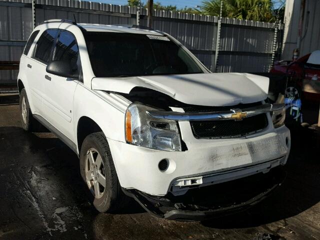 2CNDL13F196234873 - 2009 CHEVROLET EQUINOX LS WHITE photo 1