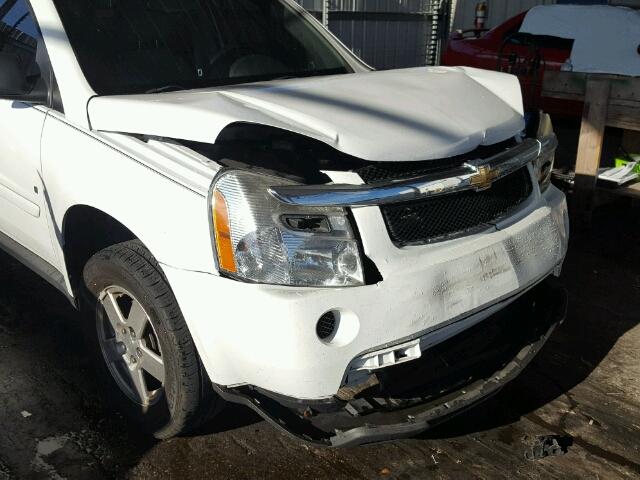 2CNDL13F196234873 - 2009 CHEVROLET EQUINOX LS WHITE photo 9