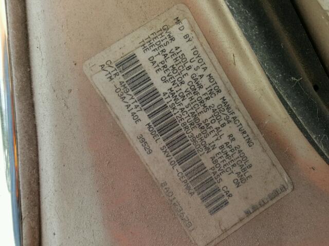 4T1SK12E8RU396021 - 1994 TOYOTA CAMRY LE 白色 照片 10