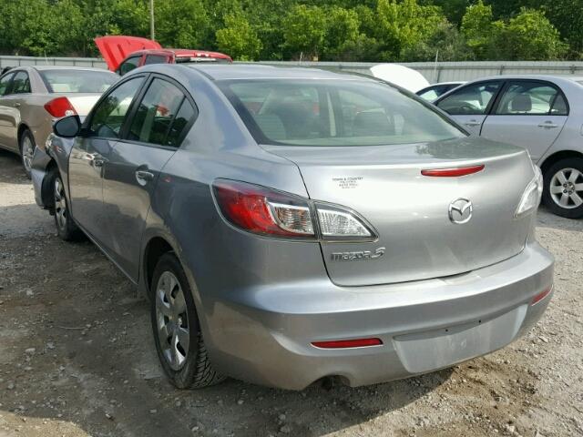 JM1BL1TF2D1730000 - 2013 MAZDA 3 I GRAY photo 3