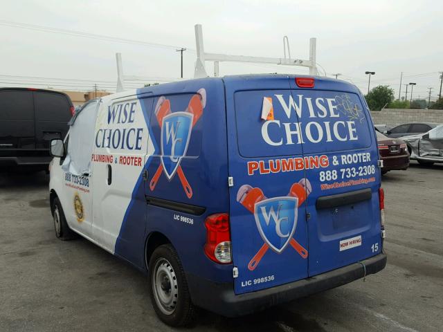 3N63M0YN8FK722624 - 2015 CHEVROLET CITY EXPRE WHITE photo 3