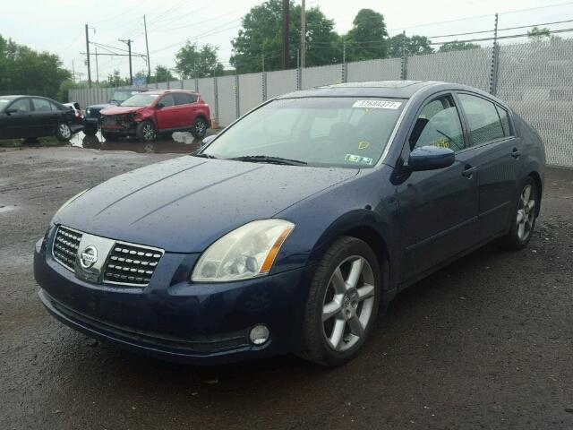 1N4BA41E86C808231 - 2006 NISSAN MAXIMA SE BLUE photo 2