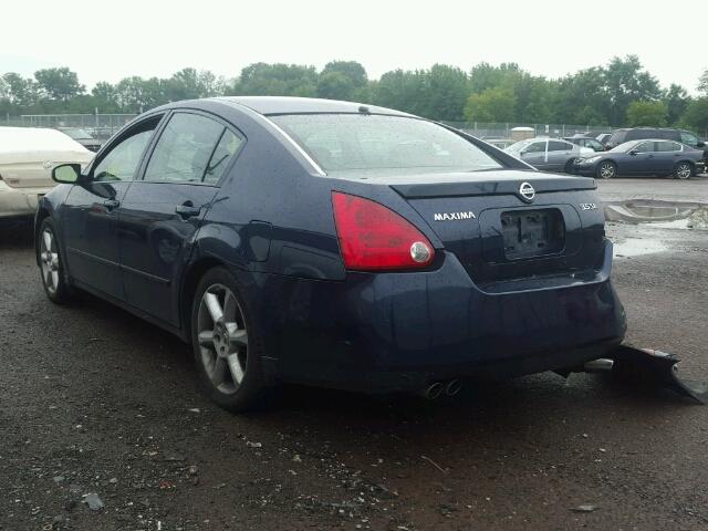 1N4BA41E86C808231 - 2006 NISSAN MAXIMA SE BLUE photo 3