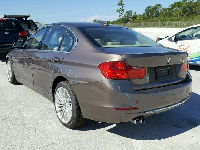 WBA3A5C58EP600436 - 2014 BMW 328 I BROWN photo 3