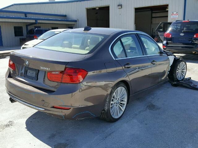 WBA3A5C58EP600436 - 2014 BMW 328 I BROWN photo 4