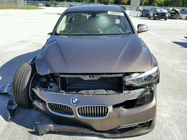 WBA3A5C58EP600436 - 2014 BMW 328 I BROWN photo 9