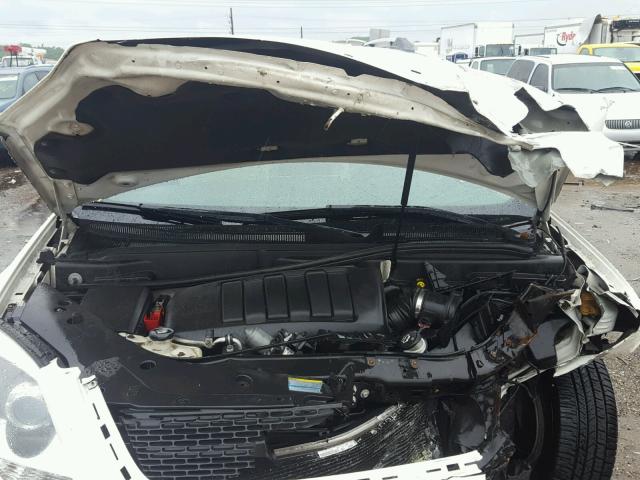 1GKLVMED5AJ182621 - 2010 GMC ACADIA SLT თეთრი ფოტო 7