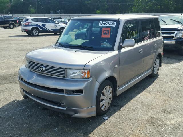 JTLKT324650216366 - 2005 TOYOTA SCION XB ნაცრისფერი ფოტო 2