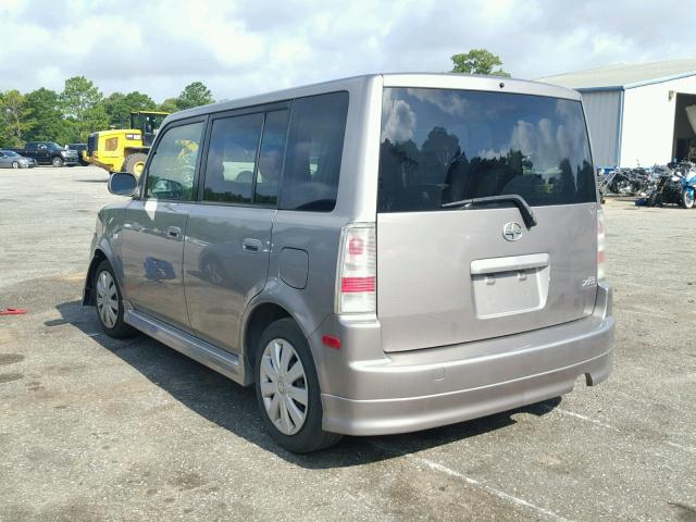 JTLKT324650216366 - 2005 TOYOTA SCION XB ნაცრისფერი ფოტო 3
